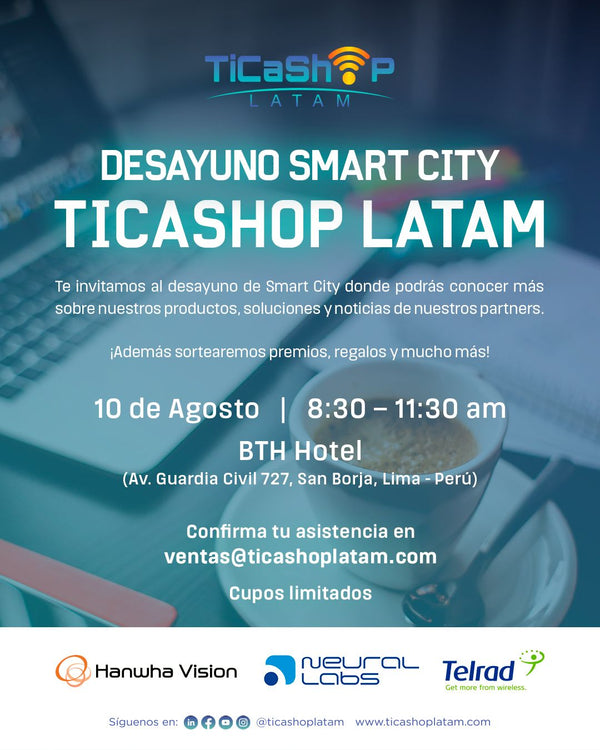 Desayuno Smart City 2023 - Ticashop Latam
