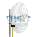 WisNetworks E6-G30 - 5.9-7.125GHz Wi-Fi 7 radio con 30dBi antena de rejilla