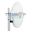 WisNetworks E6-G30 - 5.9-7.125GHz Wi-Fi 7 radio con 30dBi antena de rejilla