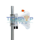 WisNetworks X6-H18 - 5.9-7.125G radio blindada Wi-Fi 6E radio con antena tipo bocina asimétrica aislada