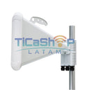 WisNetworks X6-H18 (AF) - radio Wi-Fi 6E con antena tipo bocina asimétrica aislada para Afganistán