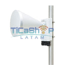 WisNetworks E5-H20 - 5.1-6.425GHz Wi-Fi 7 radio con 20dBi antena tipo bocina
