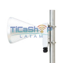 WisNetworks X6-H20 - 5.9-7.125GHz Wi-Fi 6E radio con 20dBi antena tipo bocina aislada