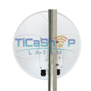 WisNetworks E6-D25 - 5.9-7.125GHz Wi-Fi 7 radio con 25dBi antena parabólica