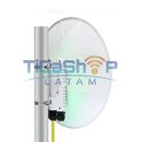 WisNetworks X5-D25 - 5.1-5.8GHz Wi-Fi 6 radio con 25dBi antena parabólica