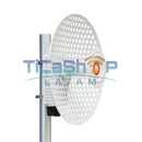 WisNetworks X6-G25 (AF) - 5920-6100MHz Wi-Fi 6E radio con 25dBi antena de rejilla para Afganistán