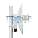WisNetworks X6-G25 (AF) - 5920-6100MHz Wi-Fi 6E radio con 25dBi antena de rejilla para Afganistán