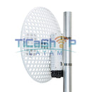 WisNetworks E6-G25 - 5.9-7.125GHz Wi-Fi 7 radio con 25dBi antena de rejilla