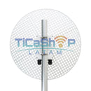 WisNetworks X5-G30 - 5.1-5.8GHz Wi-Fi 6 radio con 30dBi antena de rejilla