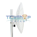WisNetworks X5-G30 - 5.1-5.8GHz Wi-Fi 6 radio con 30dBi antena de rejilla
