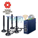 PLANET ICG-2515-NR - Industrial 5G NR Cellular Gateway with 5-Port 10/100/1000T