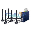 PLANET LCG-300-NR - Industrial LoRaWAN + 5G NR Cellular Gateway with 5-Port 10/100/1000T