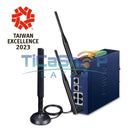 PLANET LCG-300W - Industrial LoRaWAN Wireless Gateway with 5-Port 10/100/1000T
