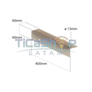 Bandejas portacables | Soporte en L para montaje en pared 310