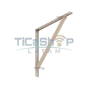 Bandejas portacables | Soporte triangular para montaje en pared 510