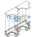 Canaletas | Unión para accesorios 100 mm