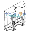 Canaletas | Unión para accesorios 300 mm