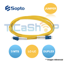 JUMPER FO 3 MTS LC-LC SM DUPLEX SPP-LC-LC-UU-2D-20-3H