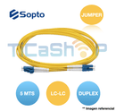 JUMPER FO 5 MTS LC-LC SM DUPLEX SPP-LC-LC-UU-2D-20-5H