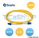 JUMPER FO 30 MTS LC-SC SM DUPLEX SPP-LC-SC-UU-2D-20-30H