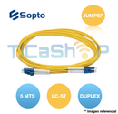 JUMPER FO 5 MTS LC-ST SM DUPLEX SPP-LC-ST-UU-2D-20-5H
