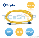 JUMPER FO 1 MT SC-SC SM DUPLEX SPP-SC-SC-UU-2D-20-1H