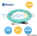 JUMPER FO 3MTS SC-ST OM3 MM SPP-SC-ST-UU-2M3-20-3H